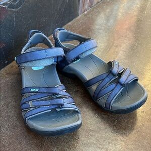 Teva Dark Blue Sandals 8.5
